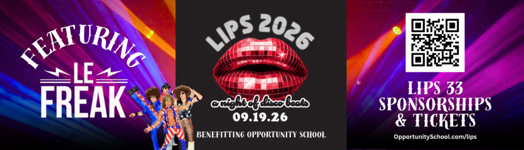 LIPS 2026 A Night of Disco Beats Benefiting Opportunity School @ Arts in the Sunset
