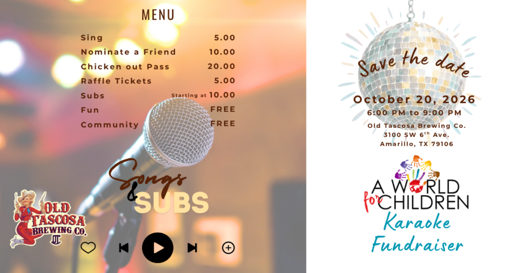 A World for Children Karaoke Fundraiser