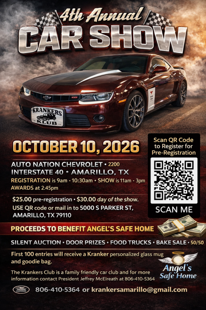 Angels Safe Home Car Show 2026-Auto Nation Chevrolet